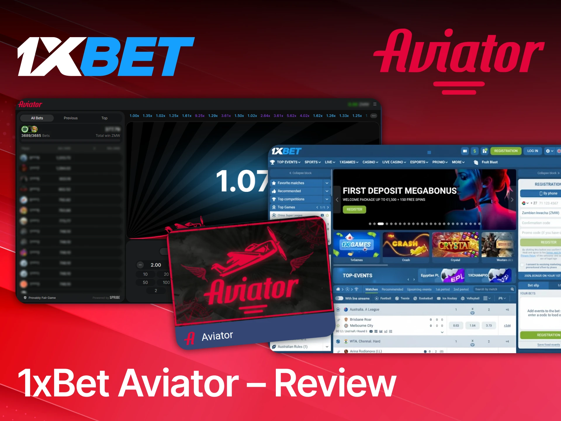 Check the 1xBet Aviator for Zambia players review to understand the game.