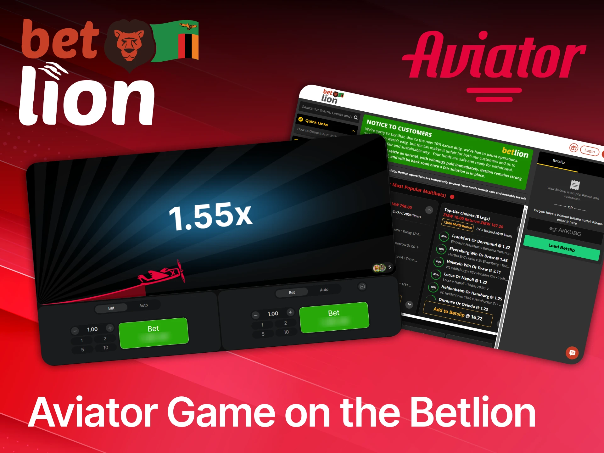 Review the Aviator game on the Betlion Zambia site and start play.