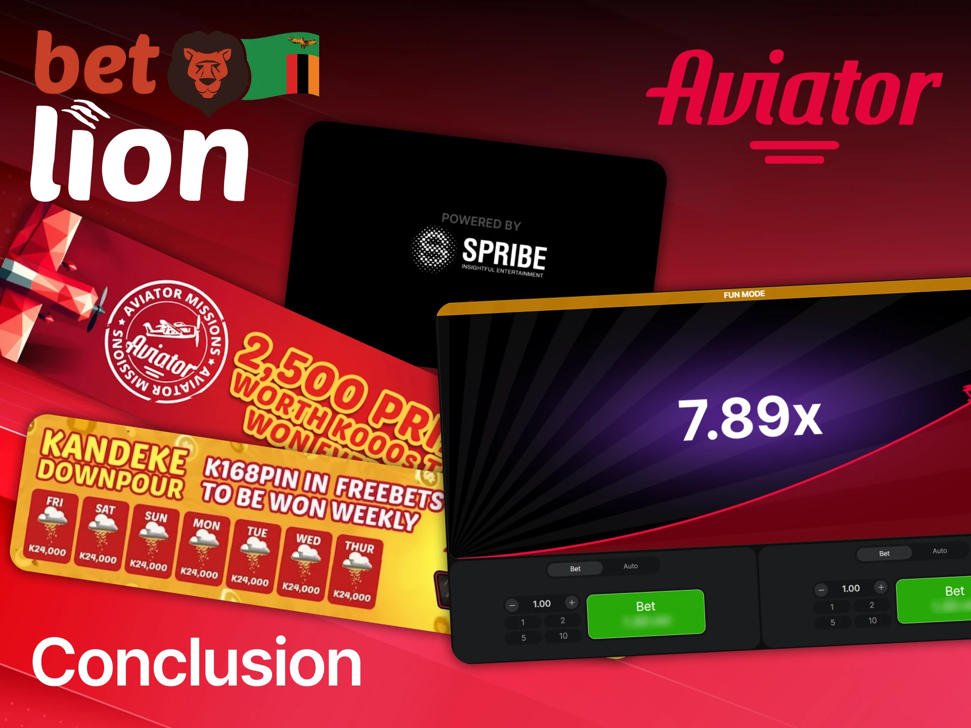 Read the conclusion for a final summary of the Betlion Aviator experience in Zambia.