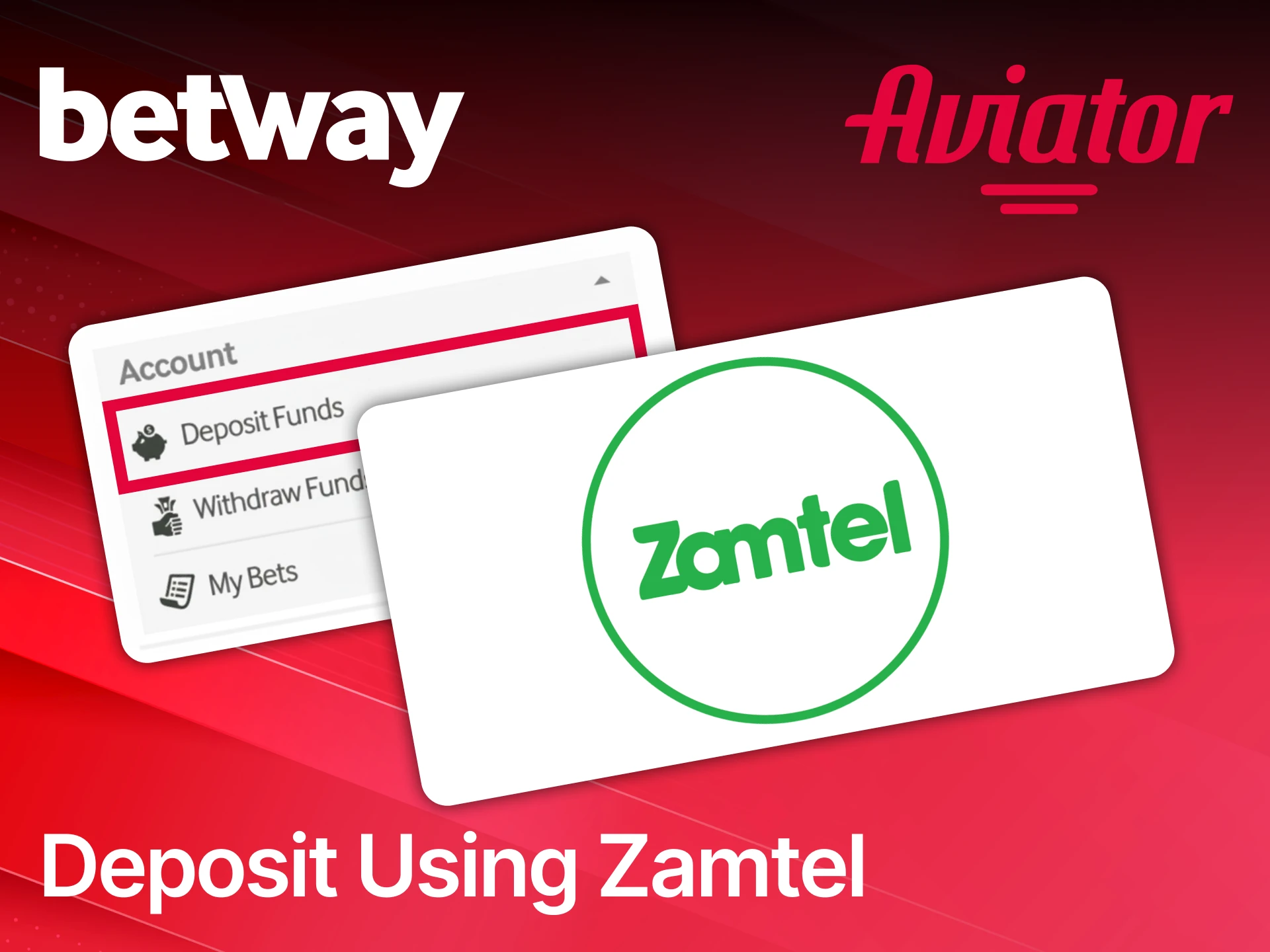 Deposit with Zamtel and enjoy the Aviator game at Betway Zambia for big payouts.