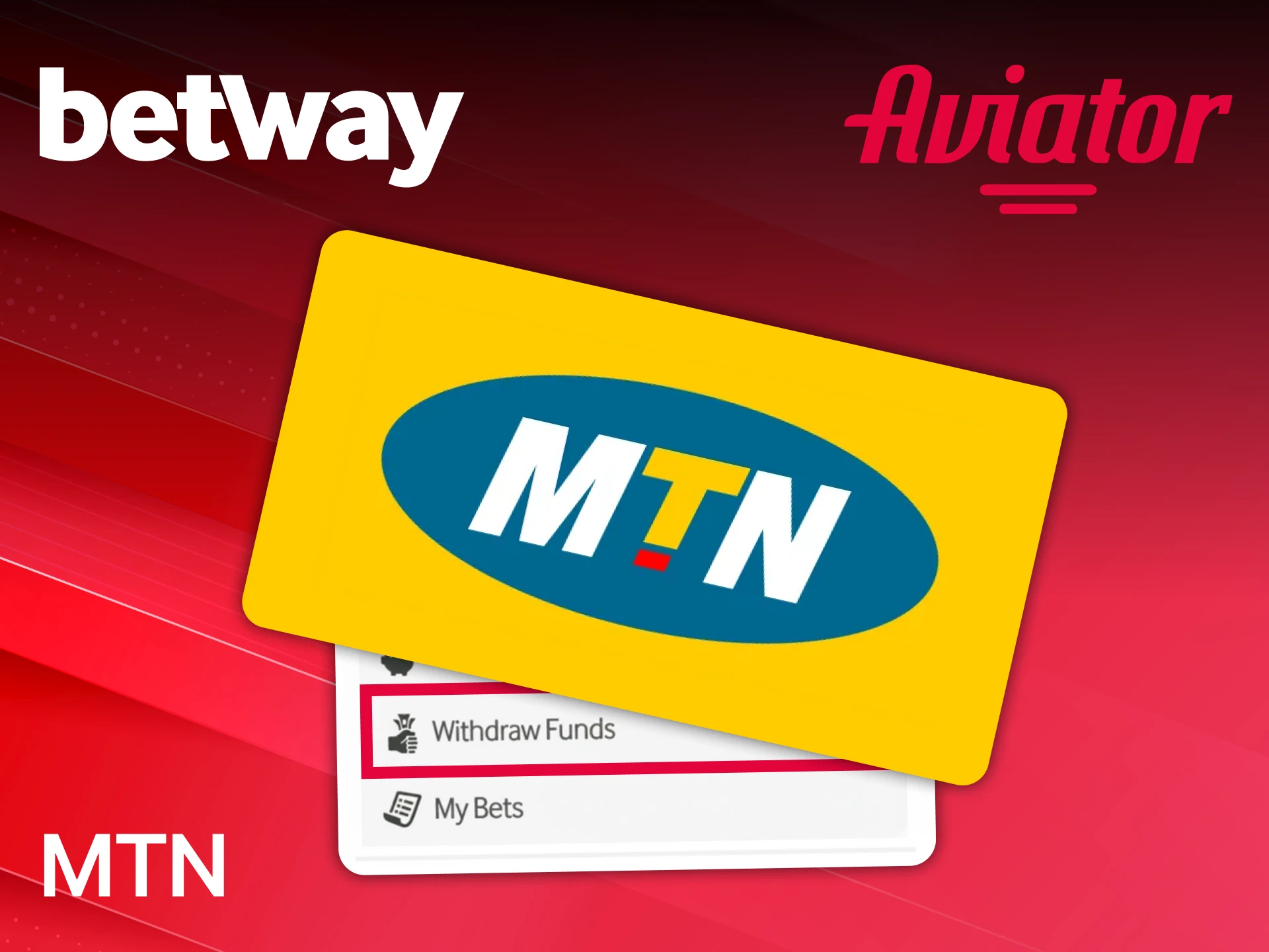 Cash out Aviator prizes via MTN on Betway.