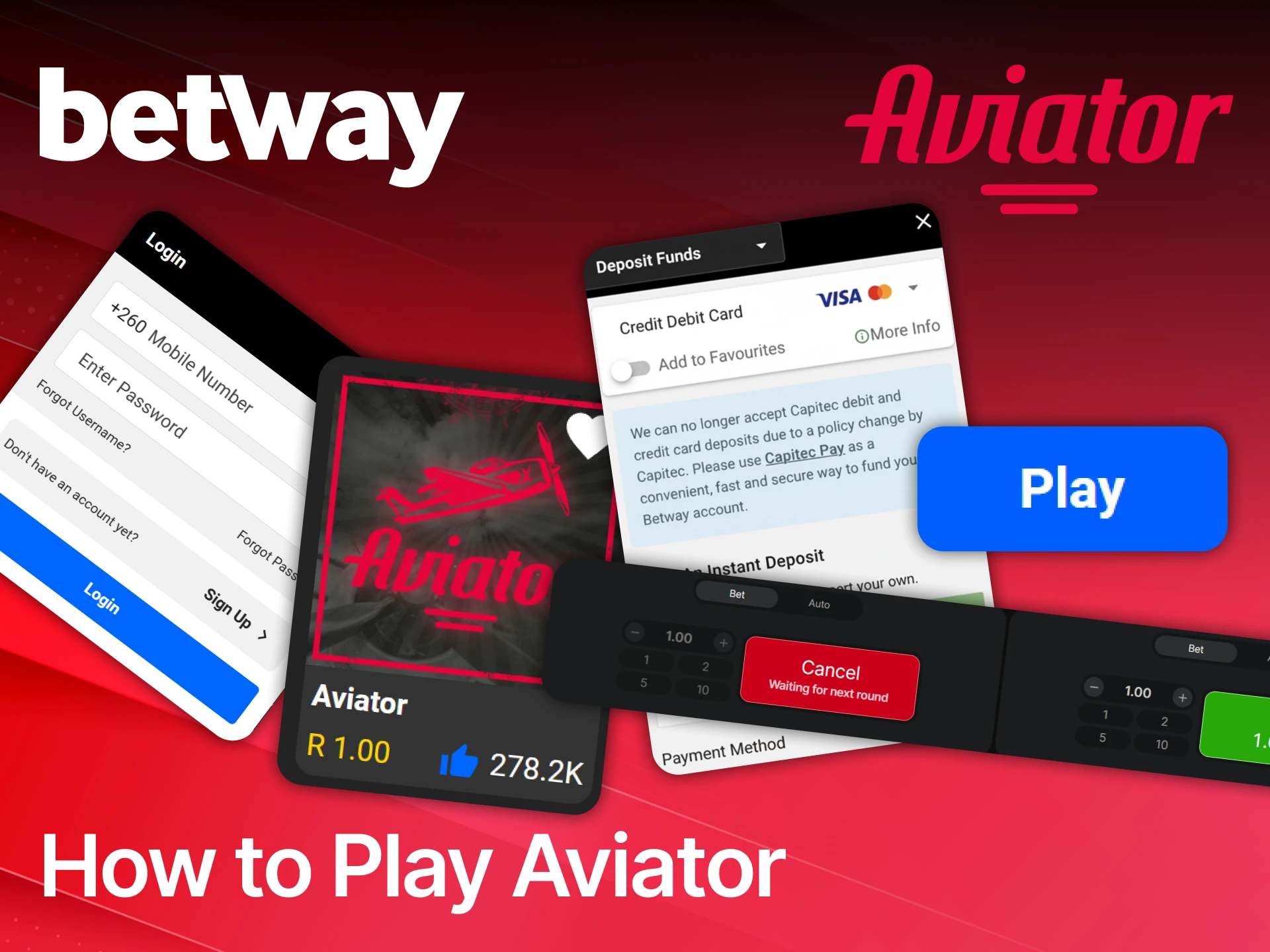 Learn how to play Aviator and start flying to wins on Betway.
