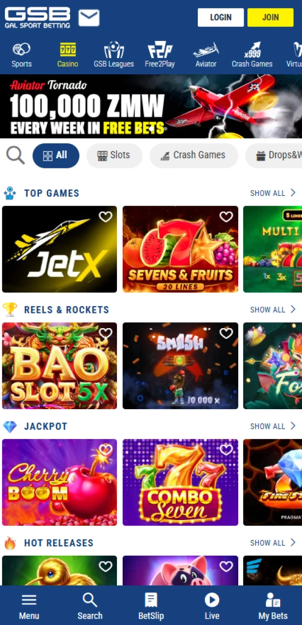 Go to the GSB website to start playing the Aviator game.