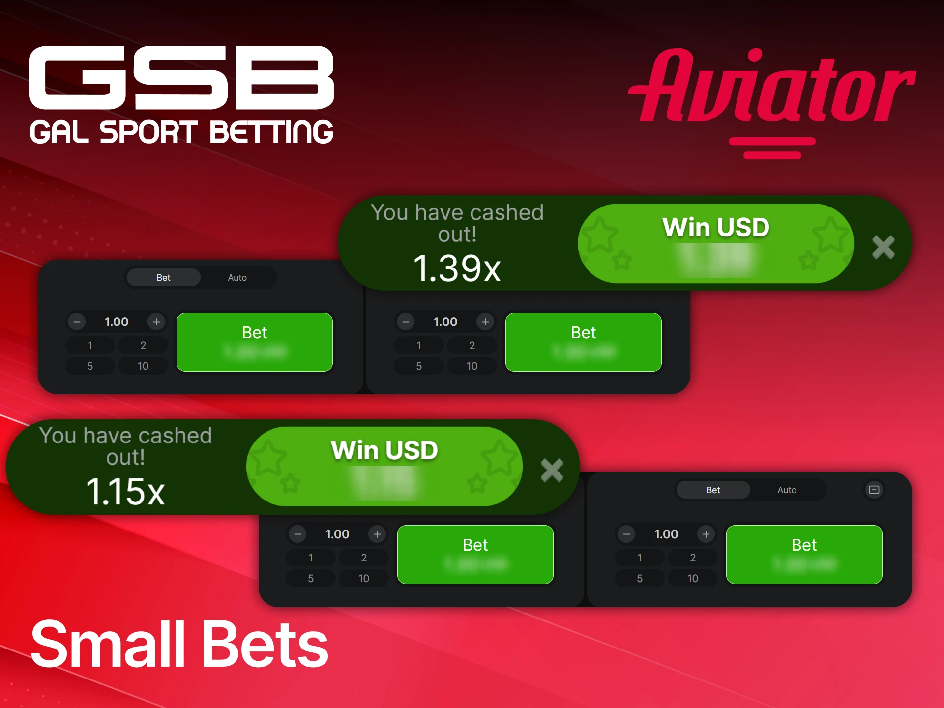 Use small bets as a cautious strategy for playing Aviator on GSB.
