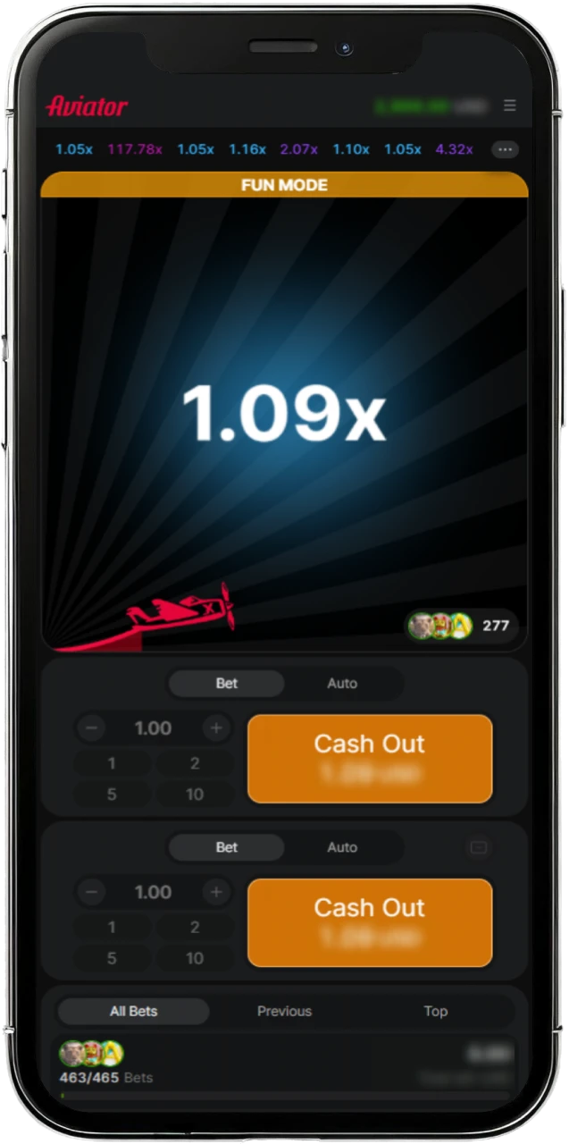 Secure your wager using the bet panel and prepare for the next Aviator round.